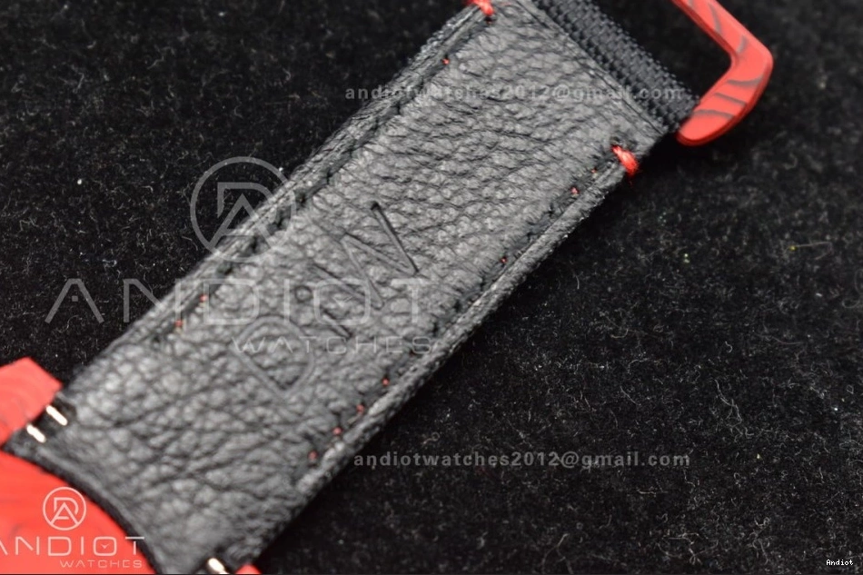Submariner on Dial Carbon Red 473 1:1 Best VS VSF Black Edition Black DIW Strap Nylon EyeCatching 0720